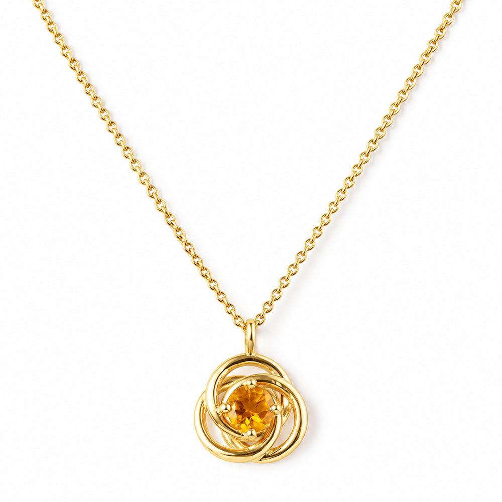 Freyja, Citrine Pendant