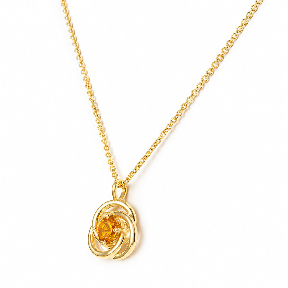 Freyja, Citrine Pendant