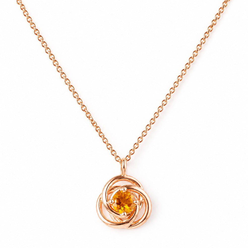 Freyja, Citrine Pendant