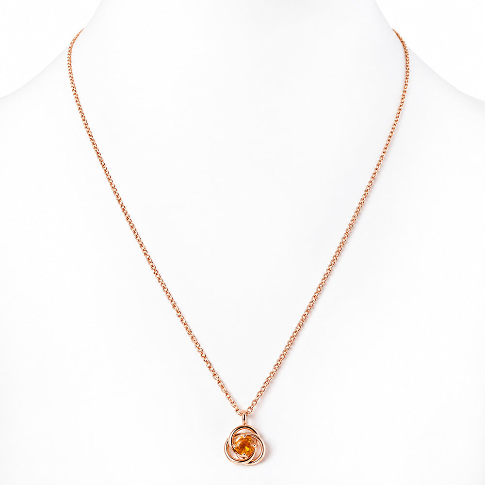 Freyja, Citrine Pendant