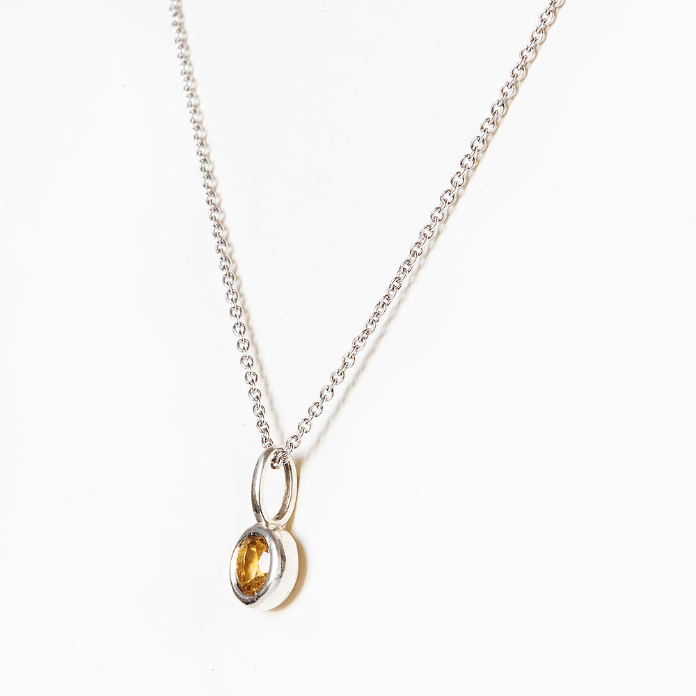 Lexi, a Citrine Necklace