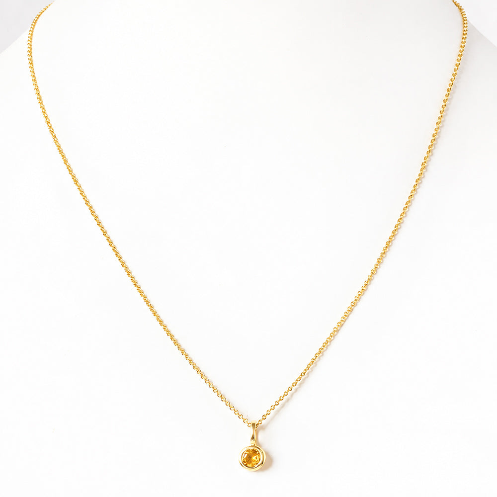 Lexi, Citrine Pendant