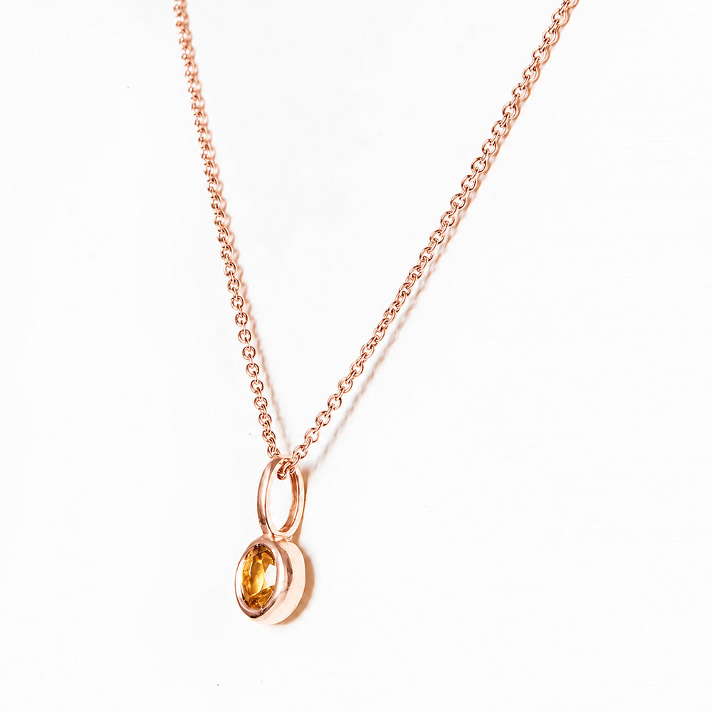Lexi, Citrine Pendant