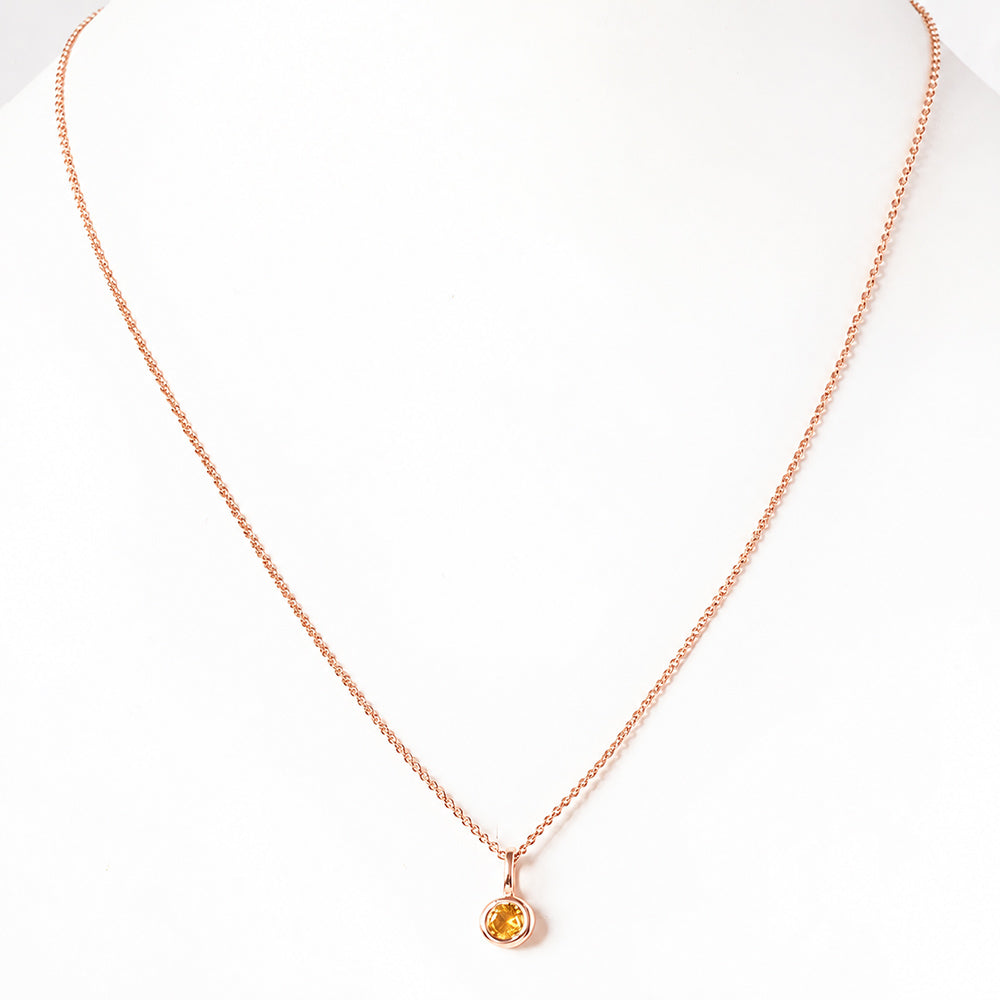 Lexi, Citrine Pendant