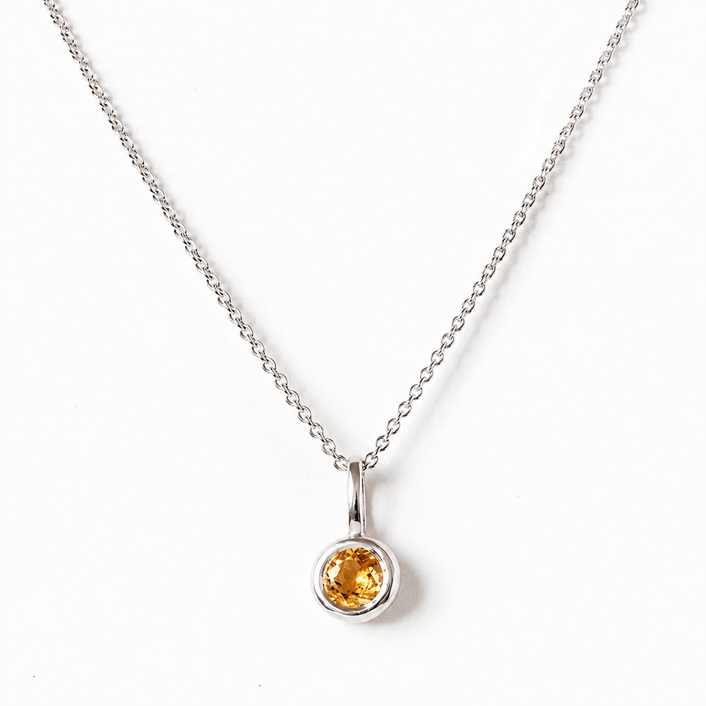 Lexi, Citrine Pendant