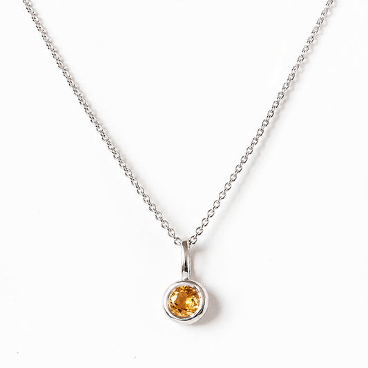 Lexi, Citrine Pendant
