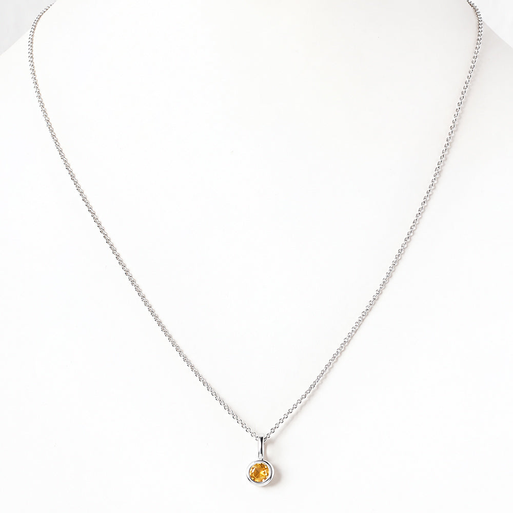 Lexi, Citrine Pendant