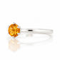 Tulip, a Six Claw Citrine Ring - Victoria's Jewellery