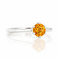 Tulip, a Six Claw Citrine Ring - Victoria's Jewellery