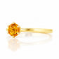 Tulip, a Six Claw Citrine Ring - Victoria's Jewellery
