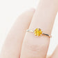Tulip, a Six Claw Citrine Ring