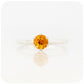 Tulip, a Six Claw Citrine Ring