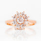 Fleur, a Lab Diamond Flower Cluster Ring