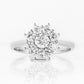 Fleur, a Lab Diamond Flower Cluster Ring