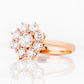 Fleur, a Lab Diamond Flower Cluster Ring