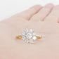 Fleur, a Lab Diamond Flower Cluster Ring