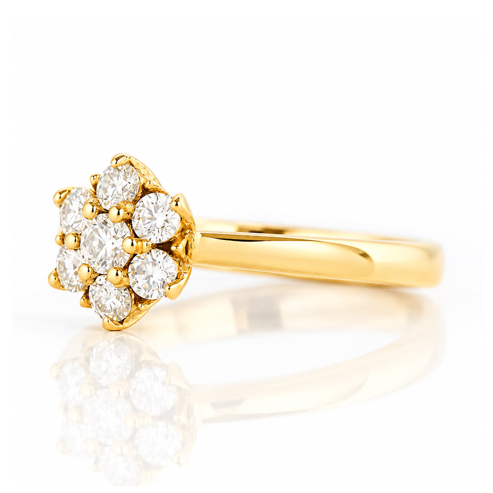 Alice, a Lab Diamond Cluster Ring - Victoria's Jewellery