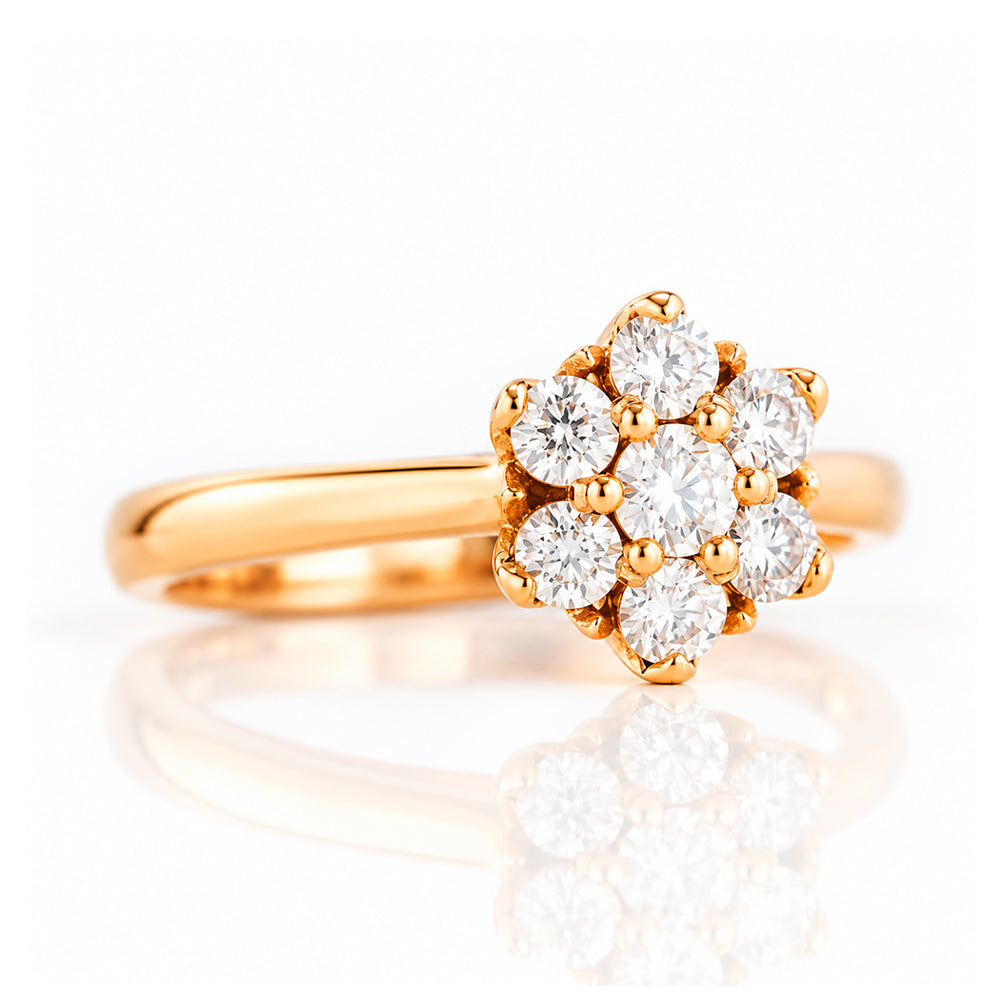 Alice, a Lab Diamond Cluster Ring - Victoria's Jewellery