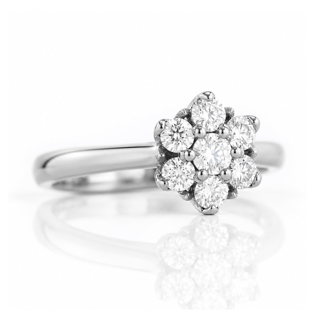 Alice, a Lab Diamond Cluster Ring - Victoria's Jewellery