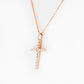 Cross Necklace with Lab Diamonds - Victoria's Jewellery