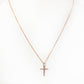 Cross Necklace with Lab Diamonds - Victoria's Jewellery