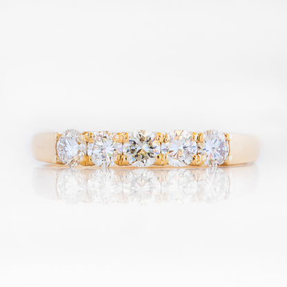 Elsie, a Lab Diamond Half Eternity Ring