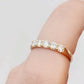 Elsie, a Lab Diamond Half Eternity Ring