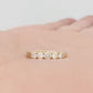 Elsie, a Lab Diamond Half Eternity Ring