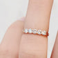 Elsie, a Lab Diamond Half Eternity Ring