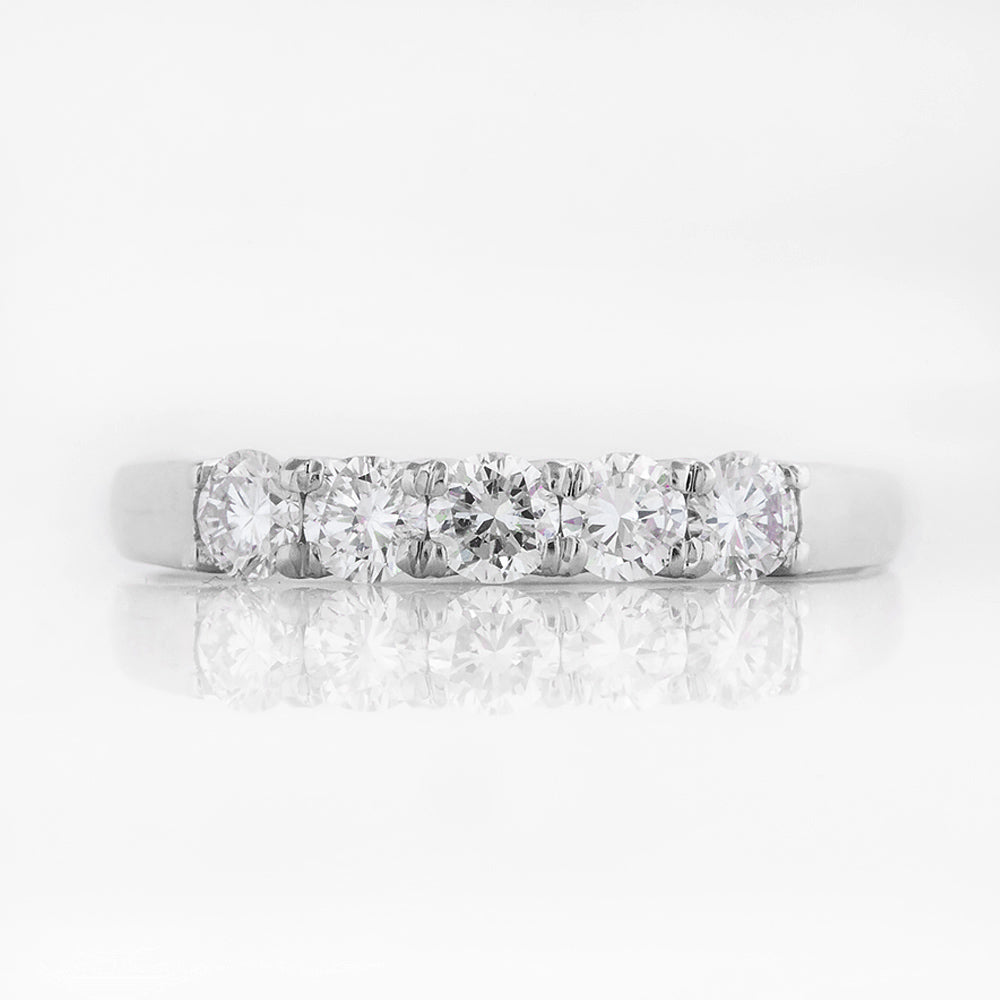 Elsie, a Lab Diamond Half Eternity Ring