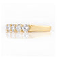 Elsie, a Lab Diamond Half Eternity Ring - 3mm - Victoria's Jewellery
