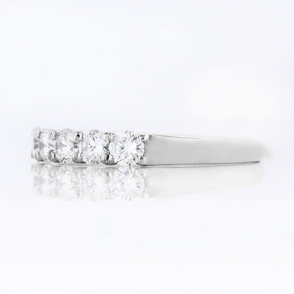 Elsie, a Lab Diamond Half Eternity Ring