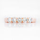 Elsie, a Lab Diamond Half Eternity Ring