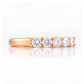 Elsie, a Lab Diamond Half Eternity Ring - 3mm - Victoria's Jewellery