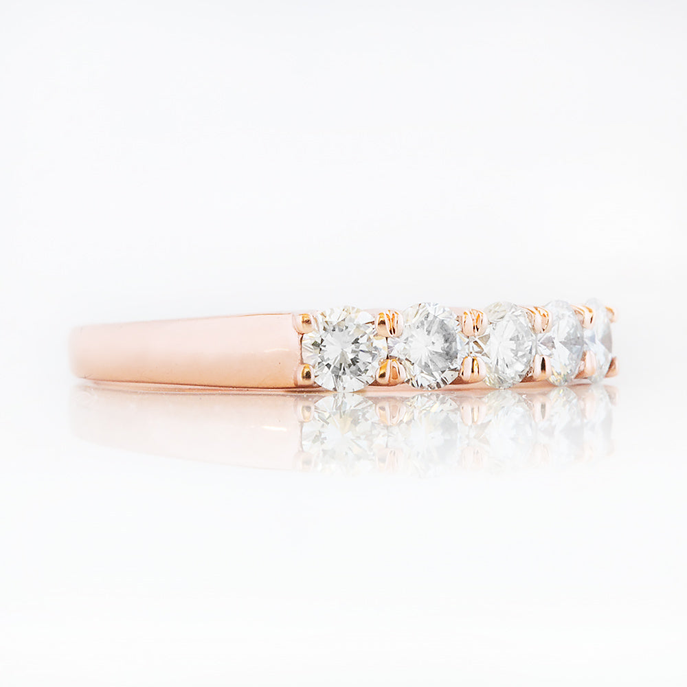 Elsie, a Lab Diamond Half Eternity Ring