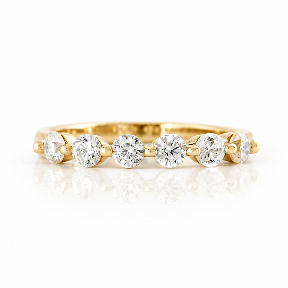 Ellie, Lab Diamond Half Eternity Ring - Victoria's Jewellery