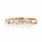 Ellie, Lab Diamond Half Eternity Ring - Victoria's Jewellery