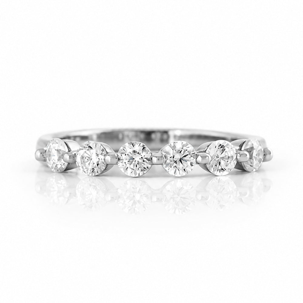 Ellie, Lab Diamond Half Eternity Ring - Victoria's Jewellery
