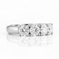 Celine, a Four Stone Lab Diamond Half Eternity Ring - Victoria's Jewellery