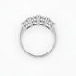 Celine, a Four Stone Lab Diamond Half Eternity Ring - Victoria's Jewellery