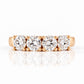 Celine, a Four Stone Lab Diamond Half Eternity Ring - Victoria's Jewellery