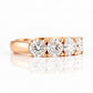 Celine, a Four Stone Lab Diamond Half Eternity Ring - Victoria's Jewellery