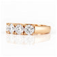 Celine, a Four Stone Lab Diamond Half Eternity Ring - Victoria's Jewellery