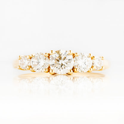 Ivy, a Lab Diamond Half Eternity Ring
