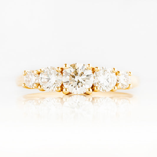 Ivy, a Lab Diamond Half Eternity Ring