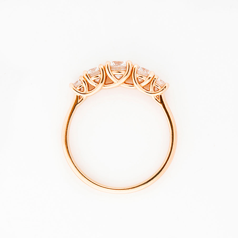 Ivy, a Lab Diamond Half Eternity Ring