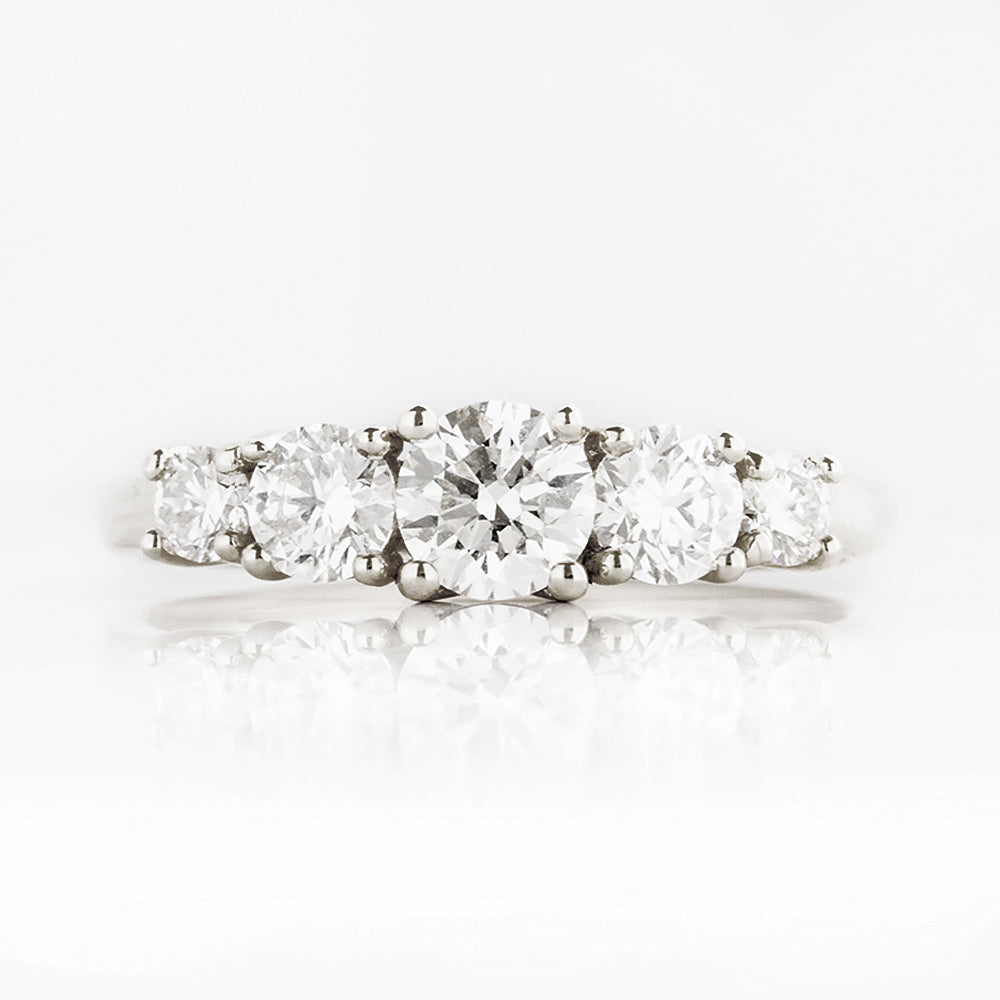 Ivy, a Lab Diamond Half Eternity Ring