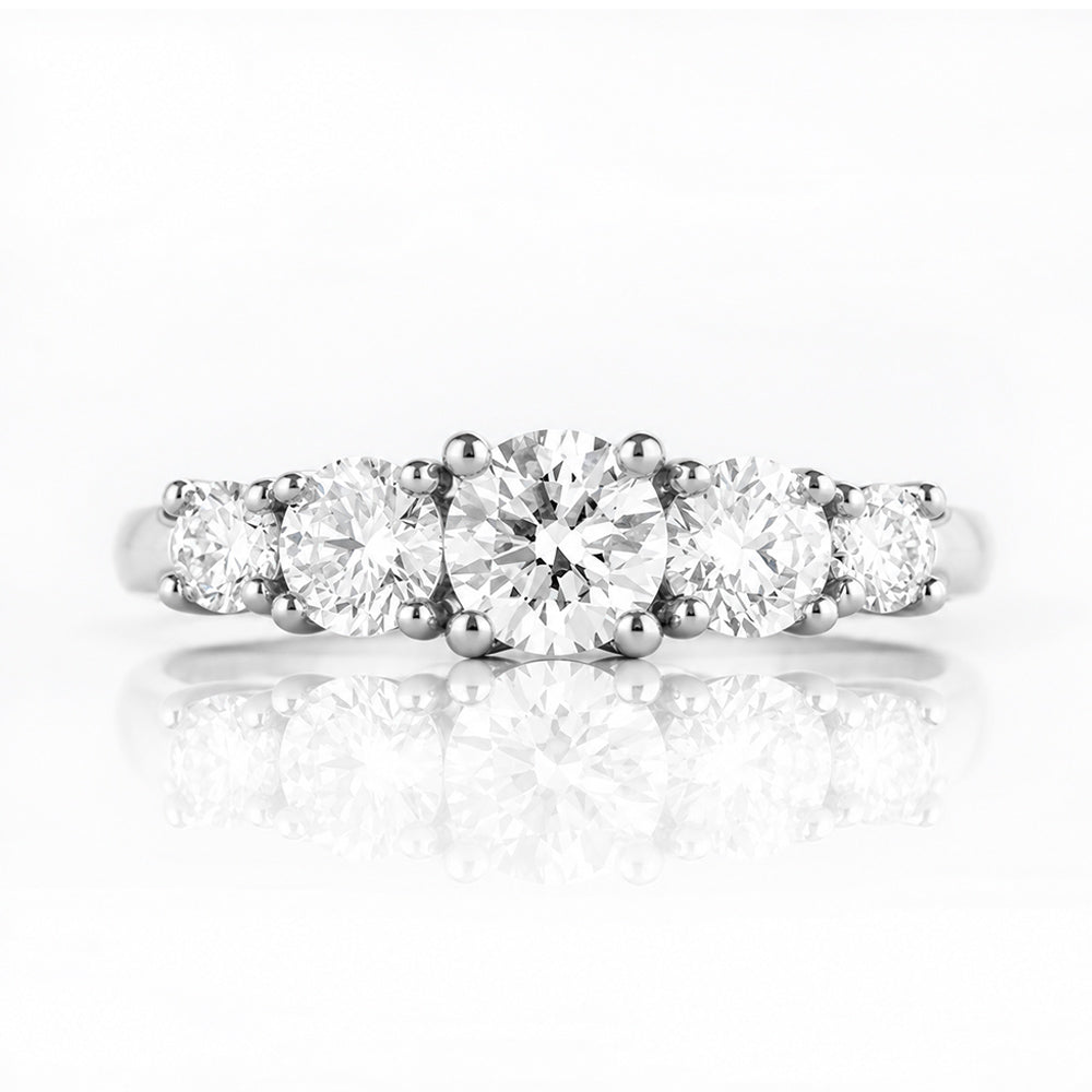 Ivy, a Lab Diamond Half Eternity Ring - Victoria's Jewellery