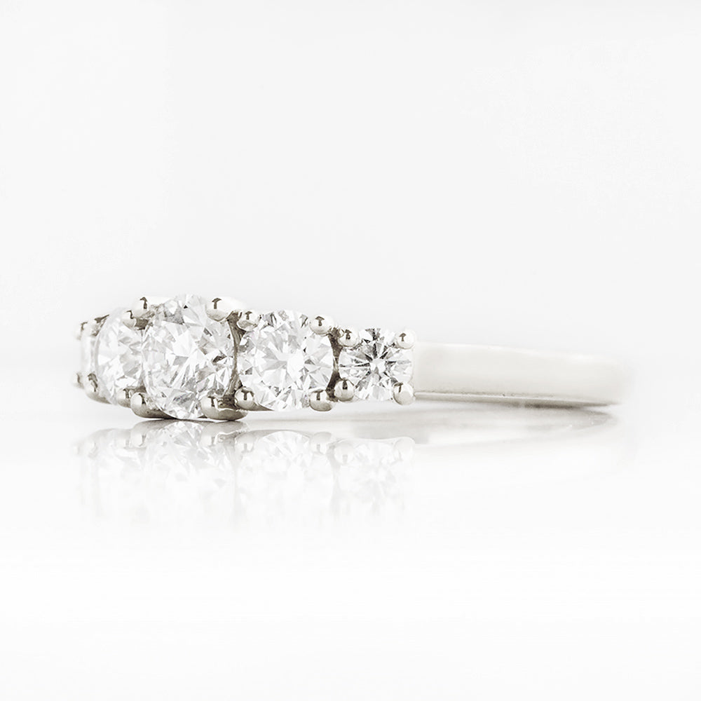 Ivy, a Lab Diamond Half Eternity Ring