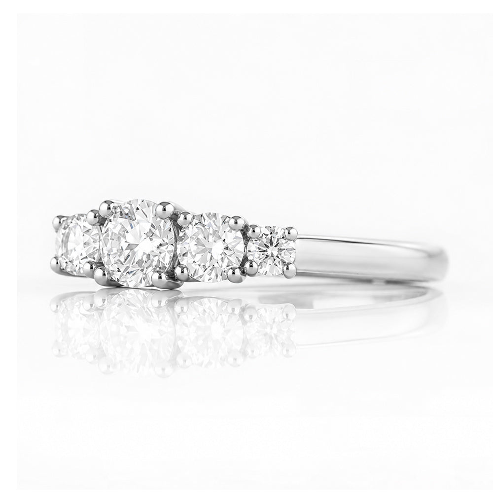 Ivy, a Lab Diamond Half Eternity Ring - Victoria's Jewellery
